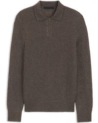 BOSS - Hacero Double Breasted Long Sleeve Polo Shirt - Lyst