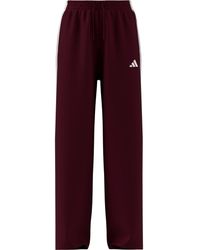 adidas - S Stadium 3 Stripes Track Pant Ruby 12-14 - Lyst