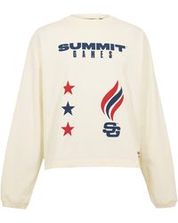 SUMMER GAMES - Champion Ls Tee Long Sleeve T-Shirt - Lyst
