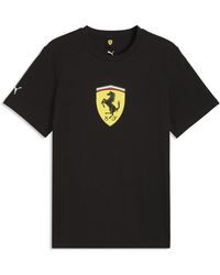 PUMA - Scuderia Ferrari Shield Tee - Lyst