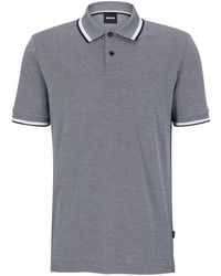 BOSS - Parlay Pique Polo Shirt - Lyst