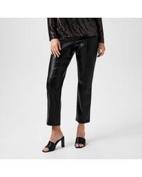 Biba - Pu Straight Leg Trouser - Lyst