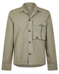 C.P. Company - Cp Zip Overshirt Sn34 - Lyst