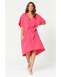 Be You - Knot Front Dress - Lyst