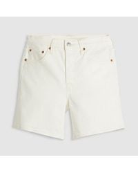 Levi's - Levi's Mid Thigh Short Lunar Blac - Lyst