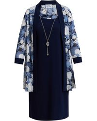 Gina Bacconi - Lidiya Printed Dress And Jacket - Lyst