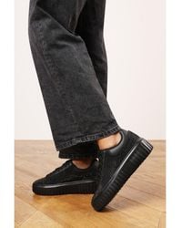 Where's That From - Lace Up Trainer With Diamante Pattern And Chunky Sole - Lyst