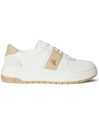 Ralph Lauren - Harlie Basket Low-Top Trainers - Lyst
