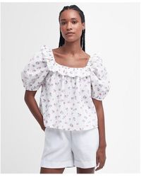 Barbour - Goodleigh Off-the-shoulder Top - Lyst
