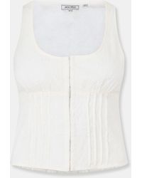Jack Wills - Broderie Corset Top - Lyst