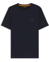 BOSS - Tales T-Shirt With Logo Patch Premium Cotton - Lyst