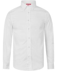 DIESEL - S-Benny-Cl Long-Sleeve Plain Shirt - Lyst