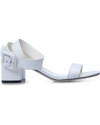 BOSS - Charlize Sand Heeled Sandals - Lyst