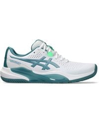 Asics - S Shield Ff Netball Shoes White/grey 7 - Lyst