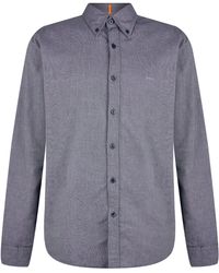 BOSS - Rickert Oxford Shirt, Classic Style - Lyst