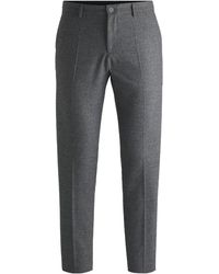 BOSS - P Genius Straight Leg Trousers - Lyst