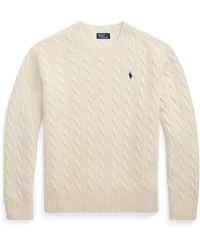 Polo Ralph Lauren - Cable Crew Neck Jumper - Lyst