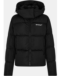 Off-White c/o Virgil Abloh - Off- Short Puffer Jacket - Lyst