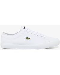 Lacoste - Deuce Base S Canvas Low Trainers White 6 - Lyst