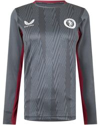 Castore - Aston Villa Long Sleeve Licensed T-Shirt - Lyst