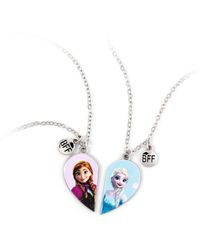 Disney - Frozen 2 Pc Bff Heart Necklaces - Lyst