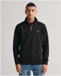 GANT - Shield Half-Zip Sweatshirt - Lyst