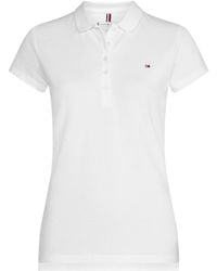Tommy Hilfiger - Heritage Short Sleeve Slim Fit Polo Shirt Ladies - Lyst