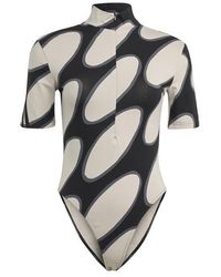 adidas - X Marimekko Future Icons Three Stripes Bodysuit - Lyst