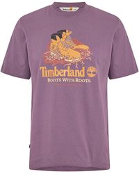 Timberland - Front Boot Graphic Regular Fit T-Shirt - Lyst