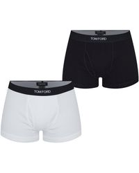 Tom Ford - Plain Cotton Boxer Briefs, 2-Pack - Lyst