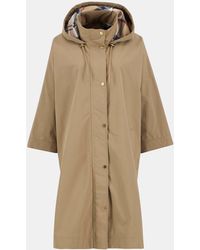 Barbour - Everlee Showerproof Hooded Long Sleeve Knee Length Rain Anorak - Lyst
