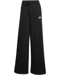 adidas - Open Hem Fleece Joggers - Lyst