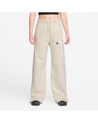 Nike - Open Hem Fleece Jogging Bottoms - Lyst
