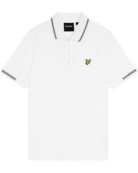 Lyle & Scott - Tipped Cotton Short Sleeve Polo Shirt - Lyst