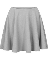 Norma Kamali - Flared Mini Skirt - Lyst
