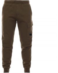 C.P. Company - Diagonal Raised Fleece Cargo Sweatpants - Lyst