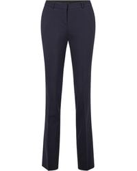BOSS - Tamea Slim Fit Trousers - Lyst