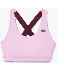 Lacoste - Sport Breathable Stretch Bralette - Lyst