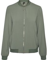 Vero Moda - Coco Lightweight Zip-Through Bomber Jacket - Lyst