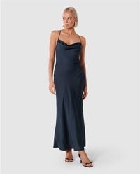 Forever New - Ruby Tie Back Satin Maxi Dress - Lyst