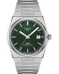 Tissot - Prx Automatic Stainless Steel Analogue Watch - Lyst