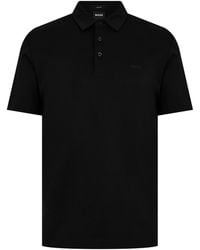 BOSS - Short Sleeve Polo Shirt With Logo Detail - Lyst