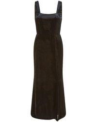 Mela London - Fitted Midi Wrap Dress - Lyst