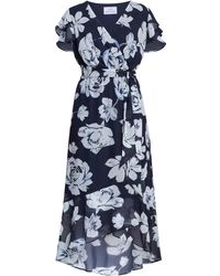 Gina Bacconi - Teresa Floral Chiffon Dress - Lyst