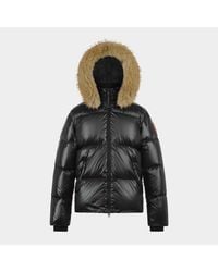 ARCTIC ARMY - Puffer Og Hooded Long Sleeve Short Puffer Jacket - Lyst
