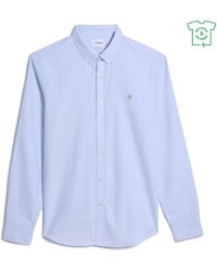 Farah - Long Sleeve Patterned Shirt - Lyst