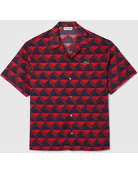 Lacoste - Relaxed-Fit George Print Shirt - Lyst