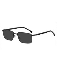 BOSS - Round Sunglasses - Lyst