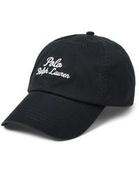 Polo Ralph Lauren - Embroidered Twill Ball Cap - Lyst
