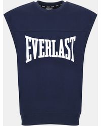 Everlast - Cotton Sleeveless Oversized Fit Crew Sweatshirt - Lyst